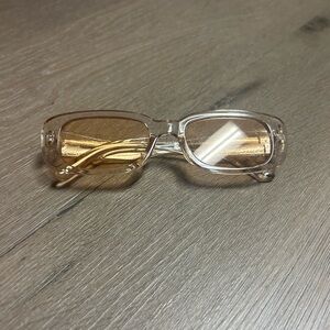 Amazon One Size Tan Tinted Sunglasses